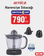 ARNİCA NARENCİYE SIKACAĞI fiyat ve kampanya bilgisi